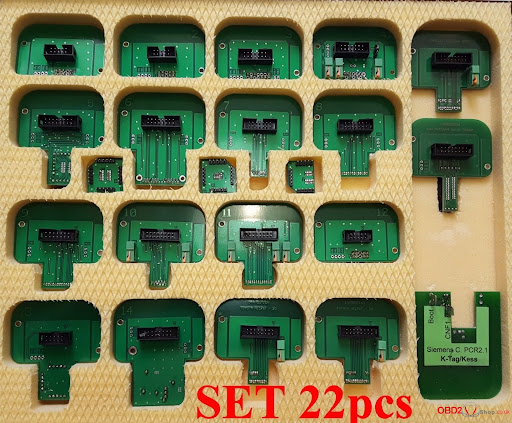 22pcs Full Set Adapters BDM ECU Remap Programmer Tool BDM Probe for Dimsport BDM Frame Metal